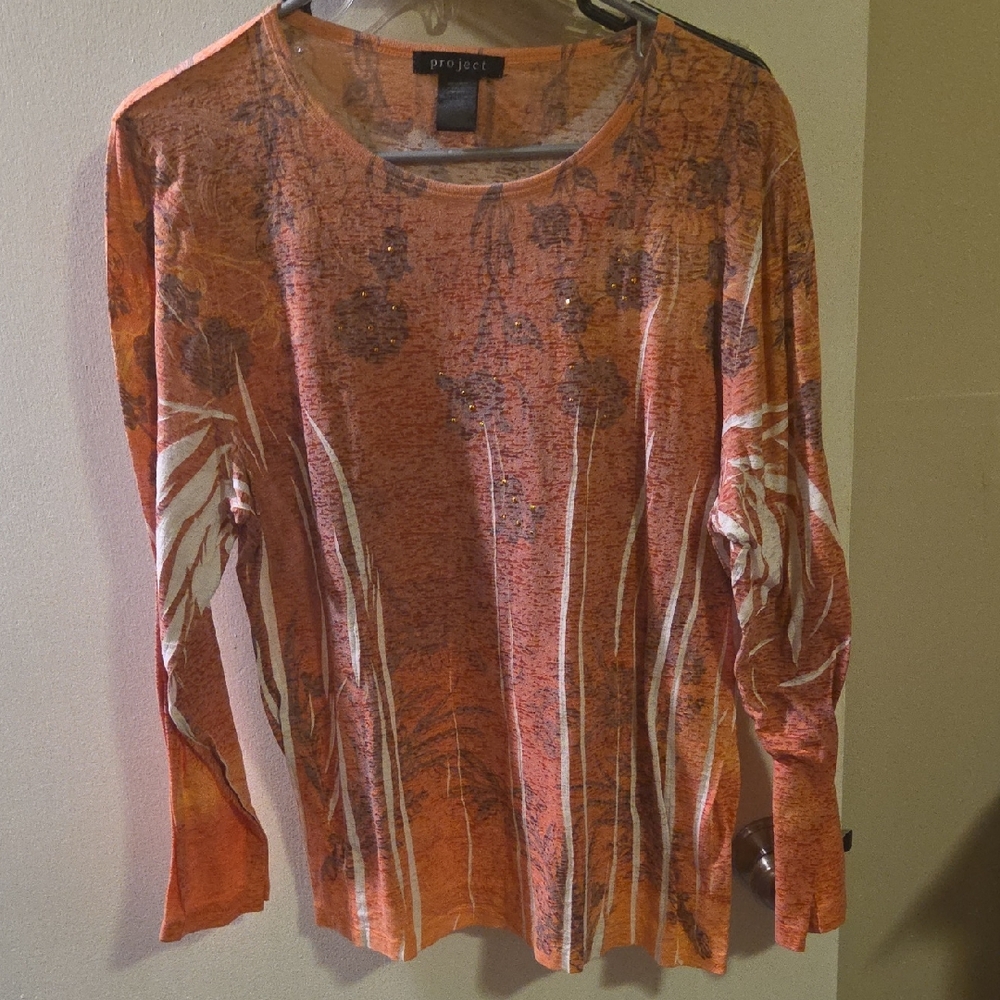 Y/Project Vibrant Red And White Patterned Blouse
